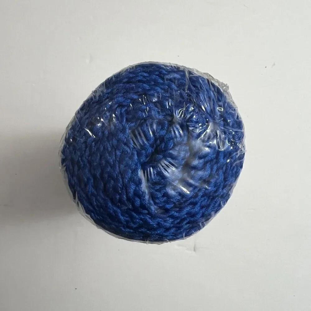 Bonnie Craft Cord 4mm 50 Yards Crochet Knit Knotting Weaving Macrame Royal Blue